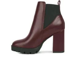 Women's London Rag Bolt Block Heel Chelsea Booties