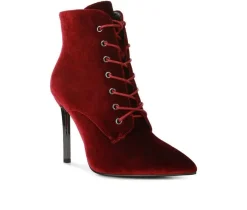Women's London Rag Bornsta Lace Up Stiletto Boots