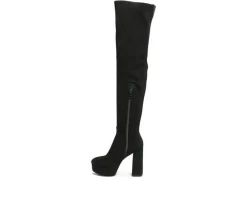 Women's London Rag Bubble Platform Knee High Boots