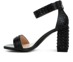 Women's London Rag Cady Rhinestones Dress Sandals