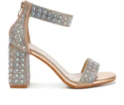 Women's London Rag Cady Rhinestones Dress Sandals