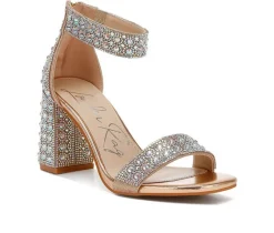 Women's London Rag Cady Rhinestones Dress Sandals