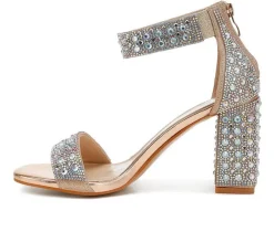 Women's London Rag Cady Rhinestones Dress Sandals