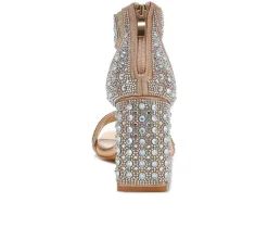 Women's London Rag Cady Rhinestones Dress Sandals