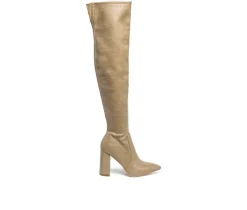 Women's London Rag Flittle Over The Knee Heeled Boots