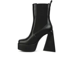 Women's London Rag Frosty Platform Heeled Booties