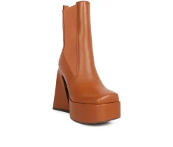 Women's London Rag Frosty Platform Heeled Booties