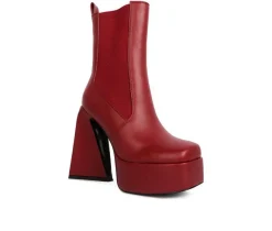 Women's London Rag Frosty Platform Heeled Booties