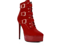 Women's London Rag Gangup Platform Stiletto Booties