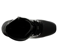 Women's London Rag Hamiltons Platform Heeled Combat Boots