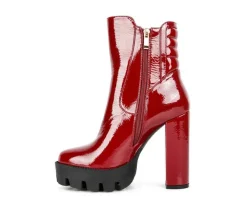Women's London Rag High Key Platform Heeled Booties