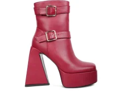 Women's London Rag Hot Cocoa Platform Heeled Booties