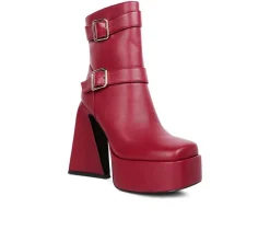 Women's London Rag Hot Cocoa Platform Heeled Booties