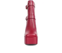 Women's London Rag Hot Cocoa Platform Heeled Booties