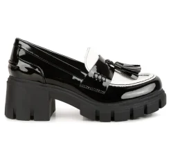 Women's London Rag Jonah Chunky Heeled Loafers