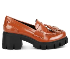Women's London Rag Jonah Chunky Heeled Loafers