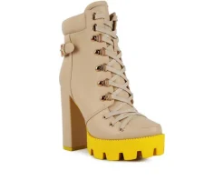 Women's London Rag Larch Lace Up Platform Booties
