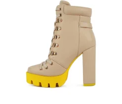 Women's London Rag Larch Lace Up Platform Booties