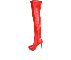 Women's London Rag Marvelettes Over The Knee Stiletto Boots