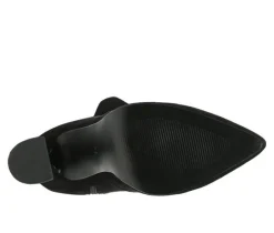 Women's London Rag Noire Block Heel Knee High Boots