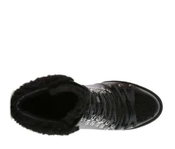 Women's London Rag Pines Lace Up Heeled Platform Boots