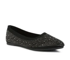 Women's London Rag Rhinestone Ballet Flats