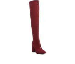 Women's London Rag Ronettes Over The Knee Heeled Boots
