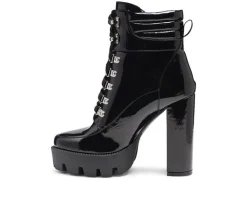 Women's London Rag Stopper Heeled Combat Booties