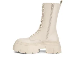 Women's London Rag Tatum Mid Calf Combat Boots