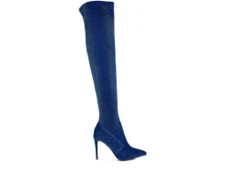 Women's London Rag Tigerlily Over The Knee Stiletto Boots
