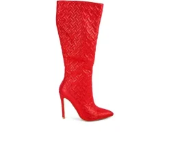 Women's London Rag Tinkles Knee High Stiletto Boots