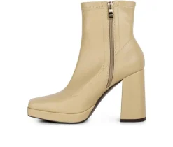 Women's London Rag Tintin Block Heel Booties