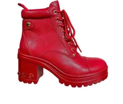 Women's Ninety Union Thunder Heeled Combat Boots