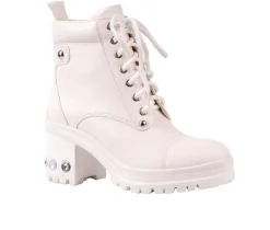 Women's Ninety Union Thunder Heeled Combat Boots
