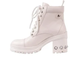 Women's Ninety Union Thunder Heeled Combat Boots