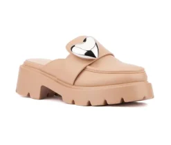 Women's Olivia Miller Heart Lugged Clogs