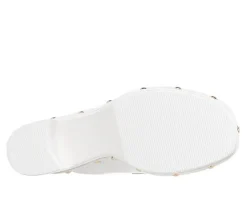 Women's Rag & Co Lyrac Recycled Leather Platform Clogs