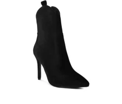Women's Rag & Co Nat Love Stiletto Cow Girl Booties
