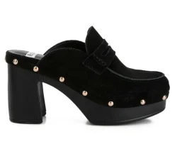 Women's Rag & Co Riley Heeled Clogs