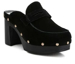 Women's Rag & Co Riley Heeled Clogs