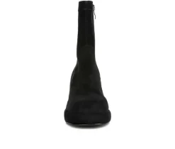 Women's Rag & Co Two Cubes Heeled Booties