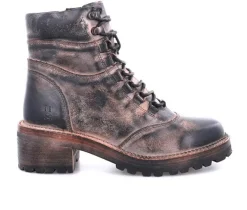Women's ROAN by BED STU Packer Heeled Combat Boots