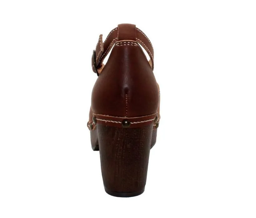 Women's SBICCA Donerail Block Heel Clogs