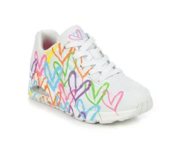 Women's Skechers Street Uno Highlight Love 177981 Wedge Sneakers