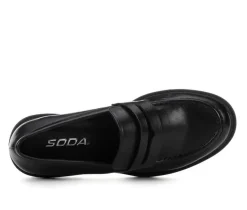 Women's Soda Hender-S Block-Heeled Loafers