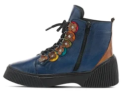 Women's SPRING STEP Yeba Lace Up Booties