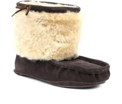 Women's Superlamb Navajo Moccasin Slipper Booties