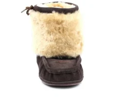 Women's Superlamb Navajo Moccasin Slipper Booties