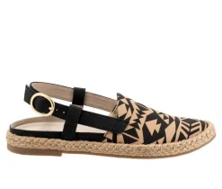 Women's Trotters Paisley Espadrille Slingback Loafers