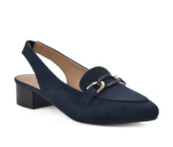 Women's White Mountain Boreal Slingback Loafers